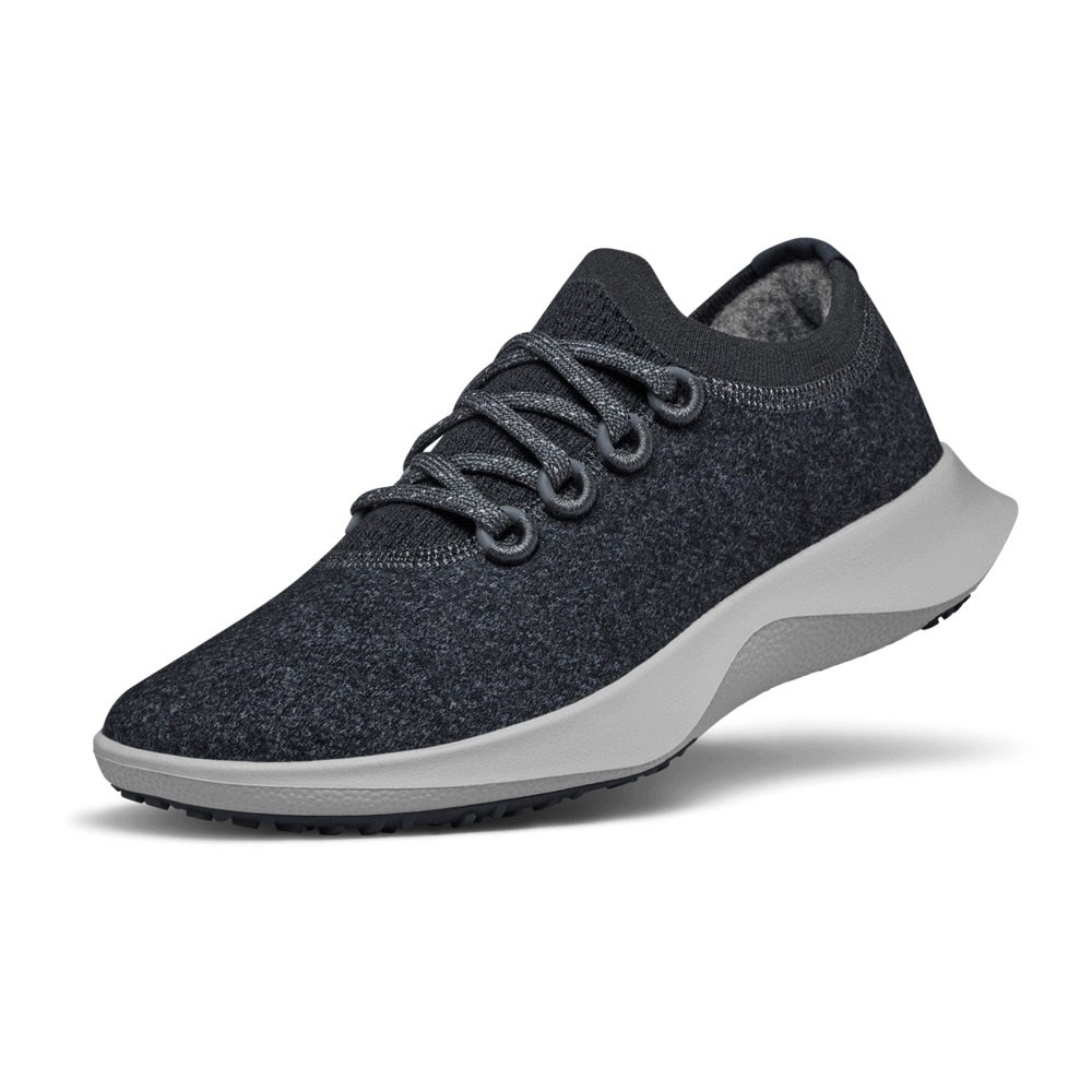 Allbirds Women's Running Shoes Dark Grey - Wool Dasher Mizzles - 10268GOTA